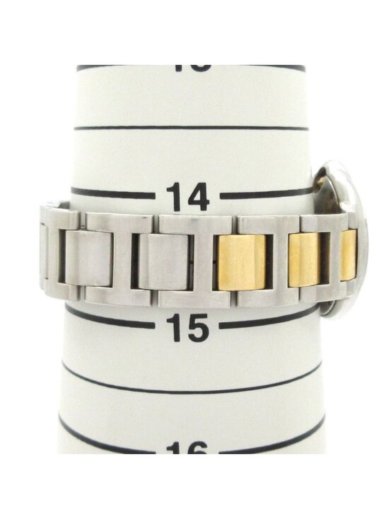 Cartier Watch Baron Blue SM SS 18k Yellow Gold Silver